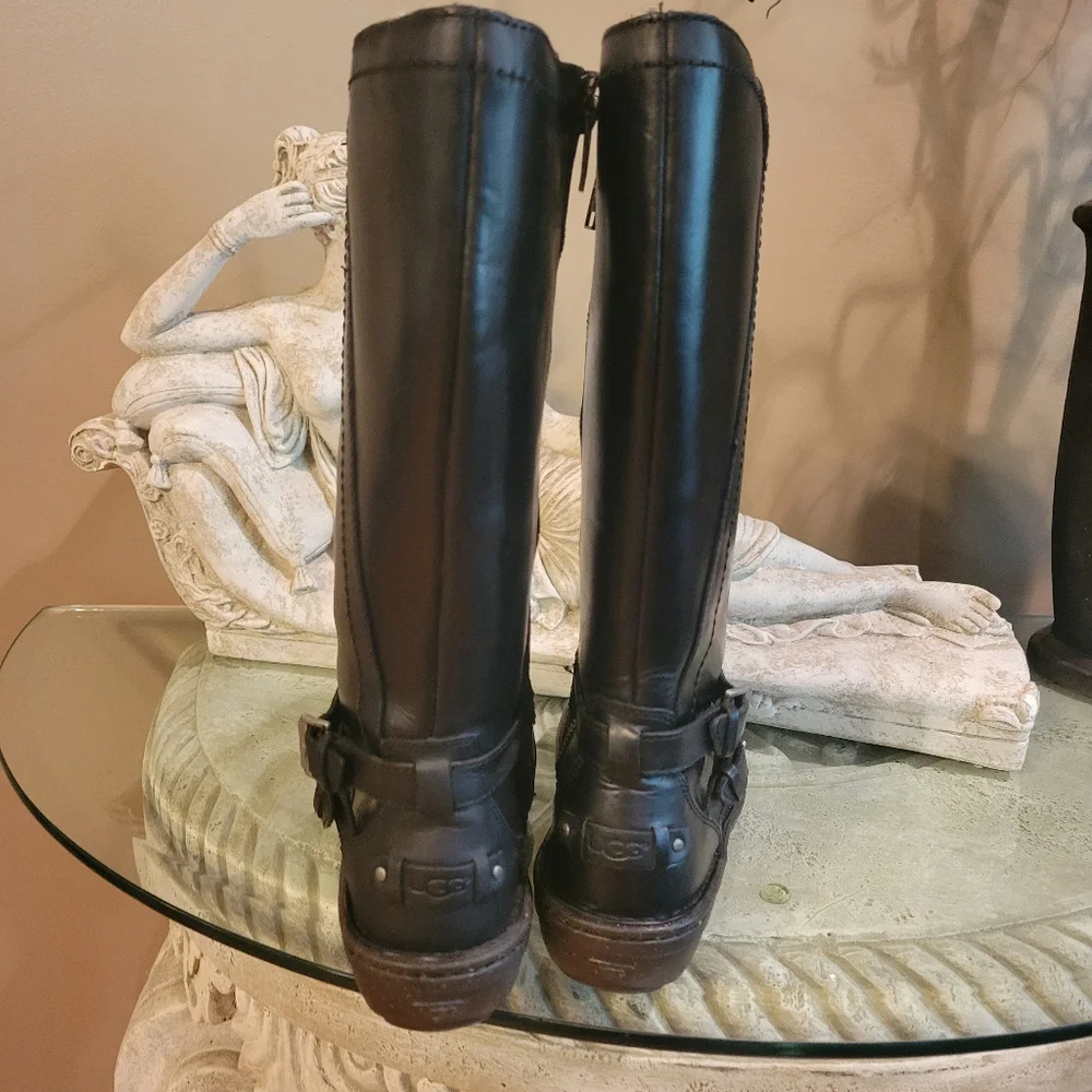 *Sold⛔️Ugg Rosen Tall Leather Boot in Size 6. S/N 1008219  #246 - Picture 12 of 17